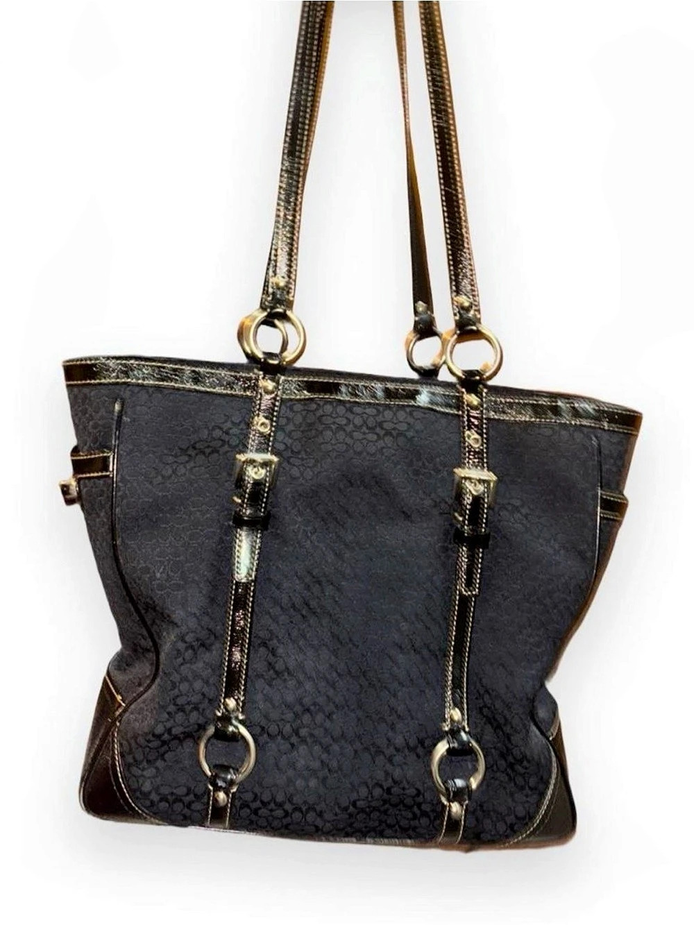 Coach Legacy Shoulder Bag Black Tote Bag NWT